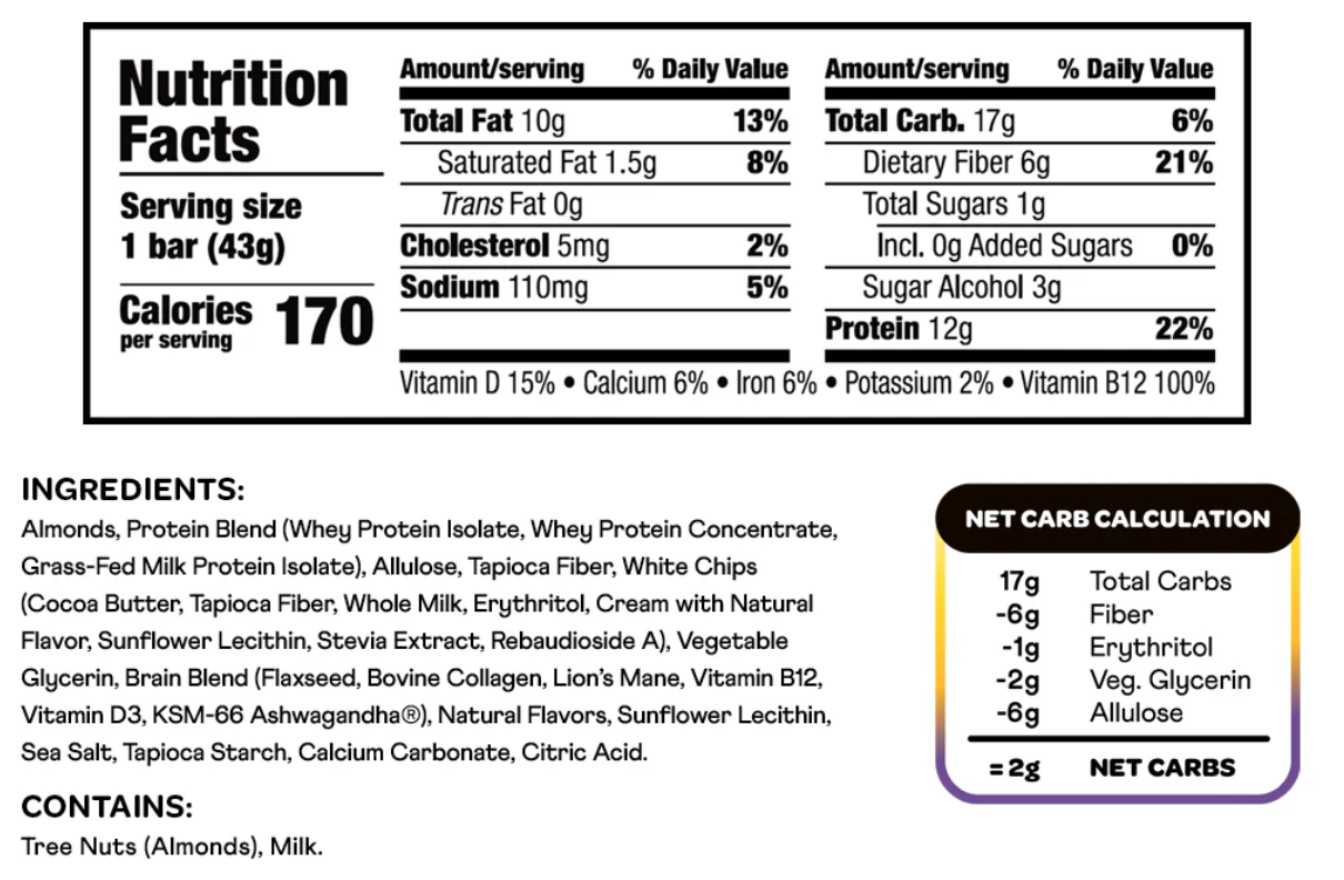 MOSH, PROTEIN BARS, LEMON WHITE CHOCOLATE CRUNCH