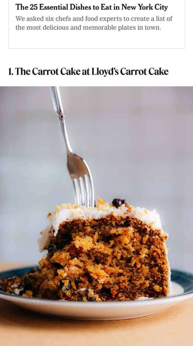 Lloyd's Famous Carrot Cake – Juice Press