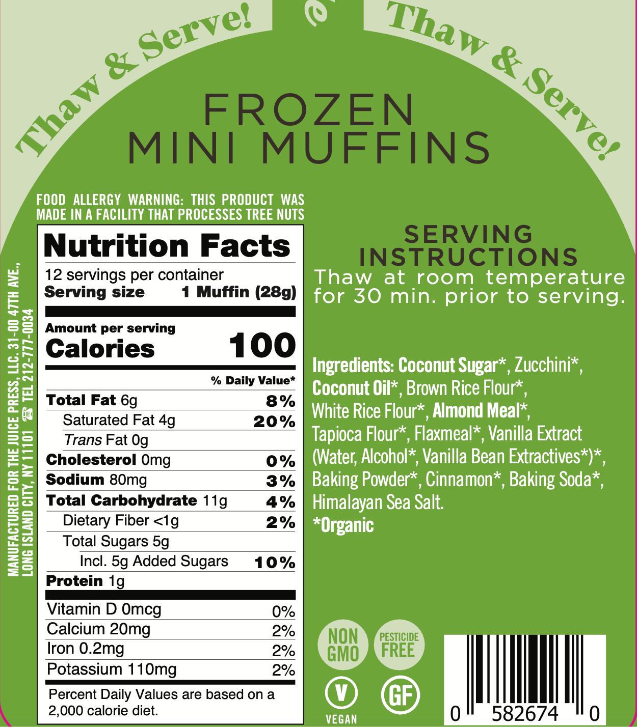 ZUCCHINI MINI MUFFINS