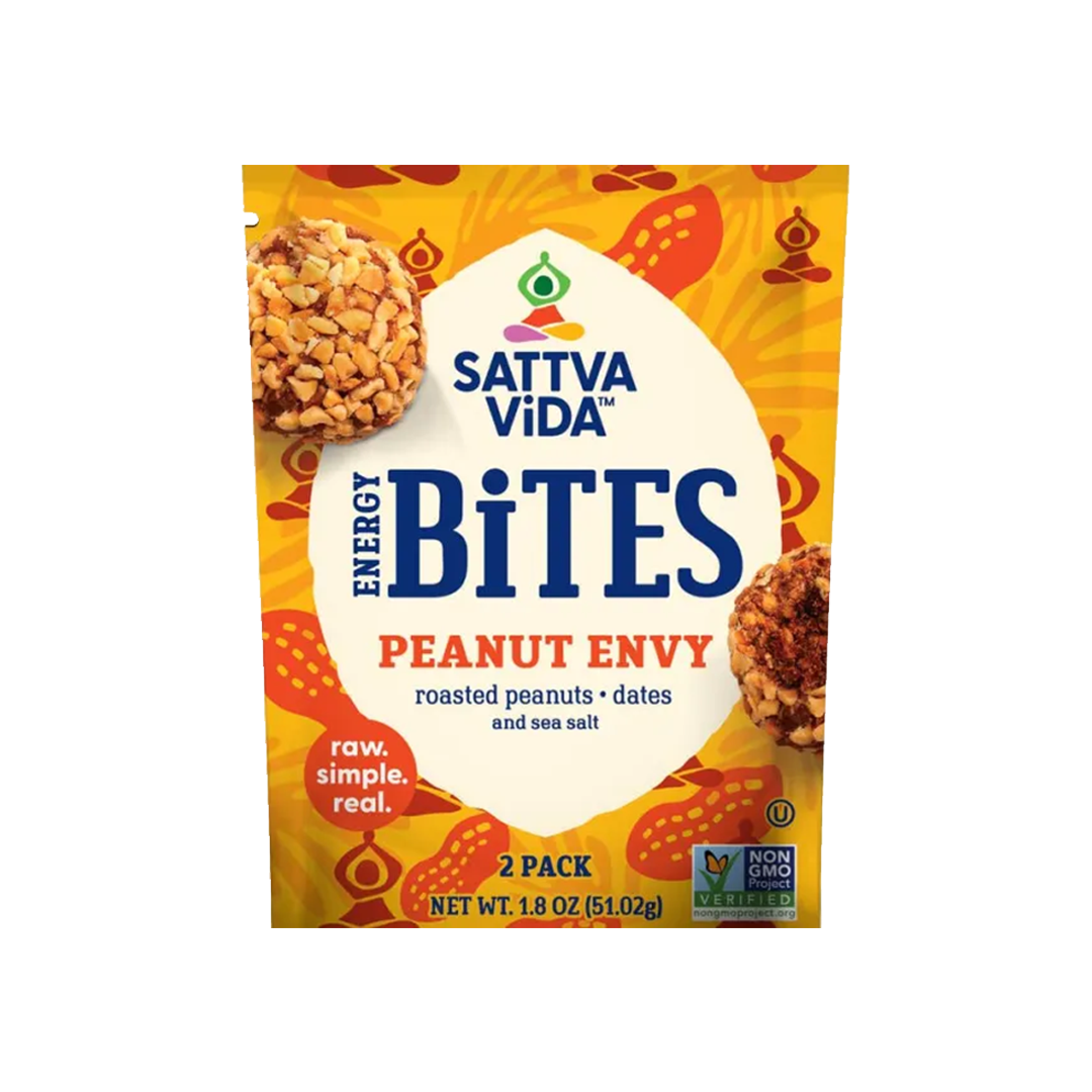 SATTVA VIDA, ENERGY BITES, PEANUT ENVY